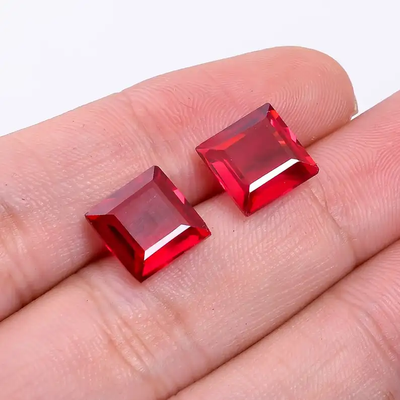 Corundum Red Ruby Flawless Mozambique Precious Pigeon Blood Shade Faceted Oval Cut Loose Gemstone For Jewelry Making