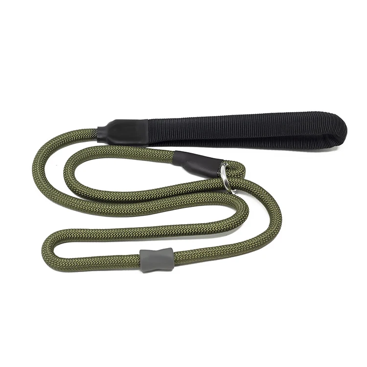 Top Quality custom pet P chock lead slip leash dog training rope dog leash