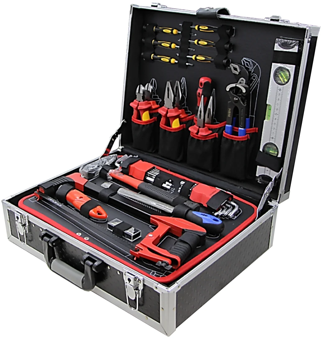 134pcs Hand VDE tool kit 4 layer customized Household Tool Set Repairing Tool Set juegos de herramientas