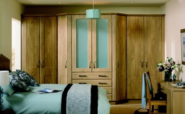 Hot sale solid wood mdf plywood foldable modern bedroom white lacquer hinged door wardrobe