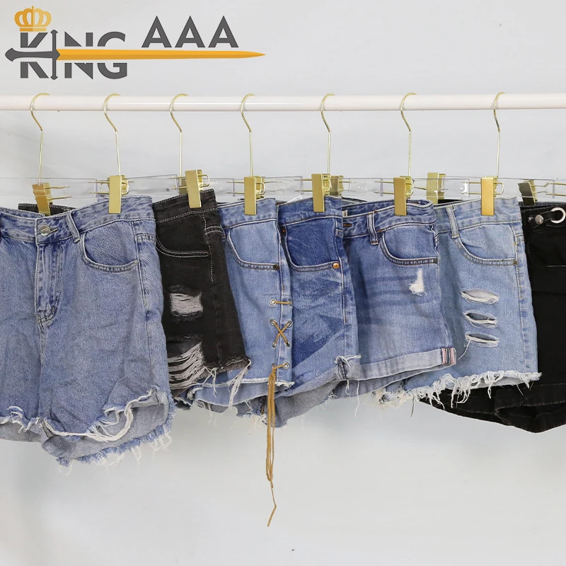 Millions used clothes wholesale price ladies pant stock product second hand shorts