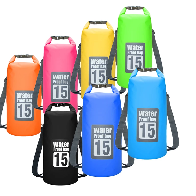 Настраиваемый ПВХ Рулон Топ сухой мешок для пляжа плавающий и дрейфующий водонепроницаемый рюкзак для водных видов спорта для плавания и использования в океане