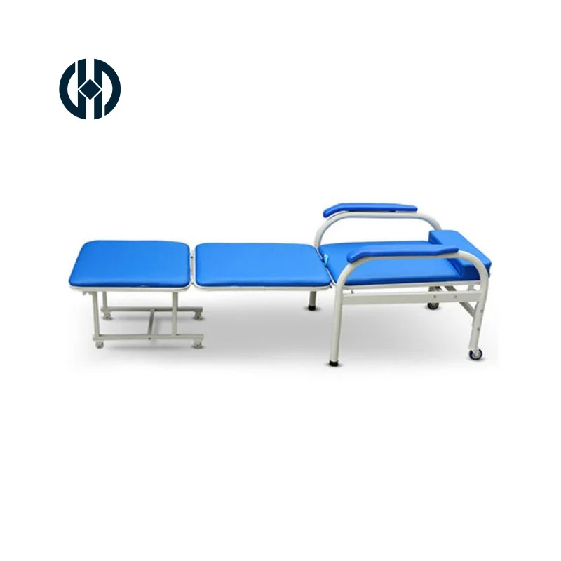 Manhua Hot Sale Hospital Medical Folding Sleeping Patient Accompany Chair