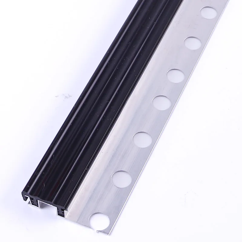 Foshan FSF Laminate Flooring Metal Edging Anti Rubber Staircase Flexible Pvc Stair Nosing Non Slip Stair Nosing Step