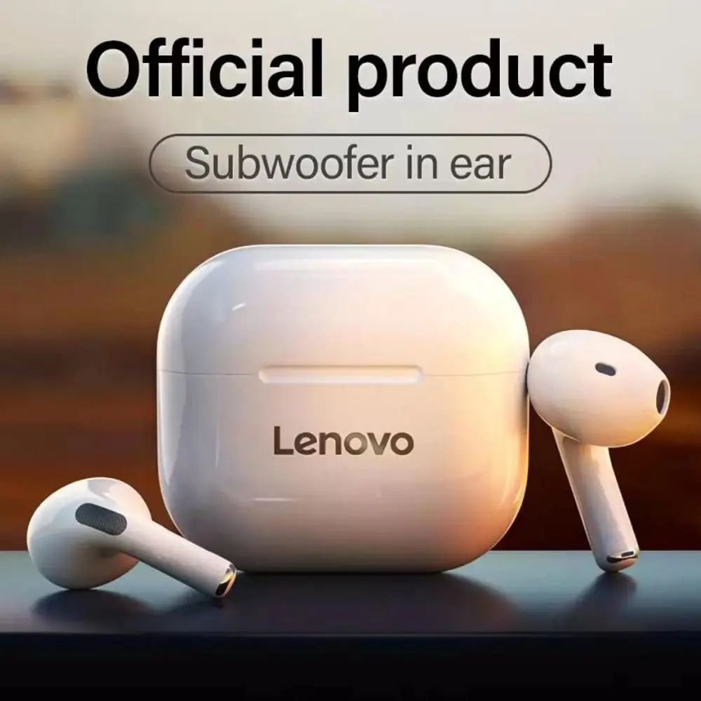 TWS-наушники Lenovo LP40 с микрофоном и сенсорным управлением