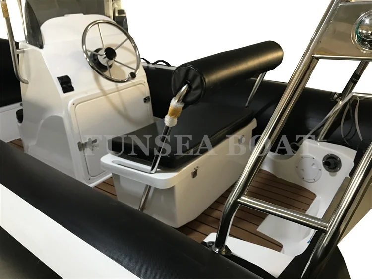 direct selling 4 person 14 ft fiberglass or aluminum deep v bottom hull small pvc / hypalon inflatable boat with motor for sale