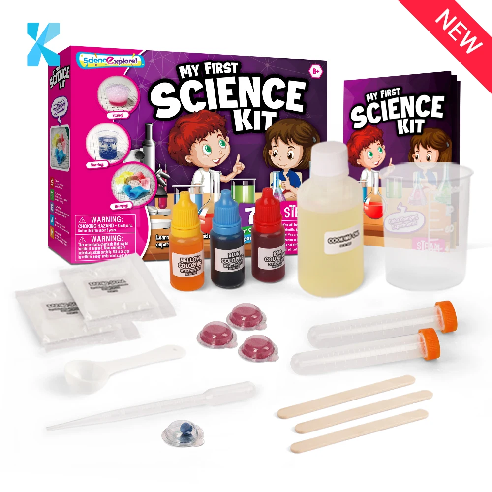 Hot Sale Color Change Chemistry Lab Toy Amazing Children STEM Toys Custom Experiment Educational DIY Science Kit for 8+ Kids