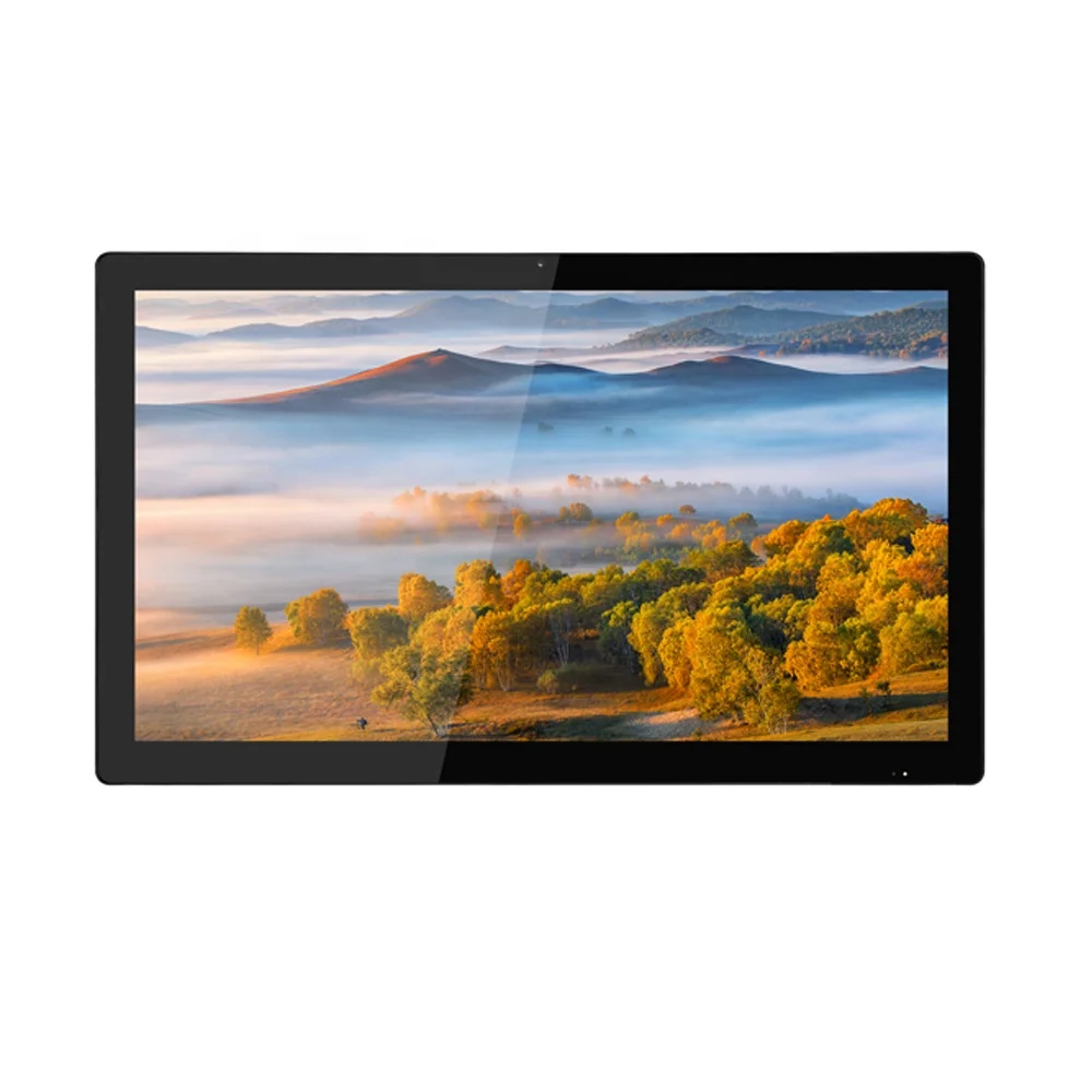 Full Hmi Vga Dvi Security Monitoring Lcd Displays 21.5 Inch Industrial Lcd Monitor With Vesa 100 X 100