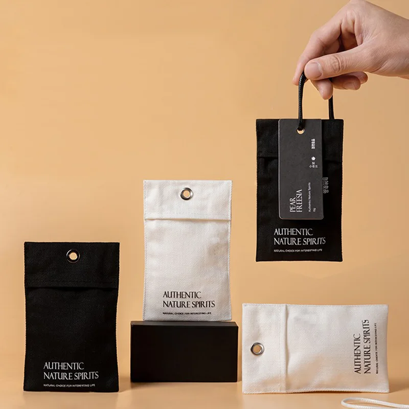Custom Printing Sachet Wardrobe Aromatherapy Lasting Aroma Stay Fragrant Car Load Twill Fabric Cotton Sachet Bag
