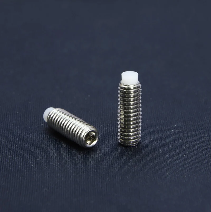 M3 x 2mm 4mm 5mm 6mm 8mm 10mm 14mm 20mm Stainless Steel Hex Socket Nylon Tip Set Screw