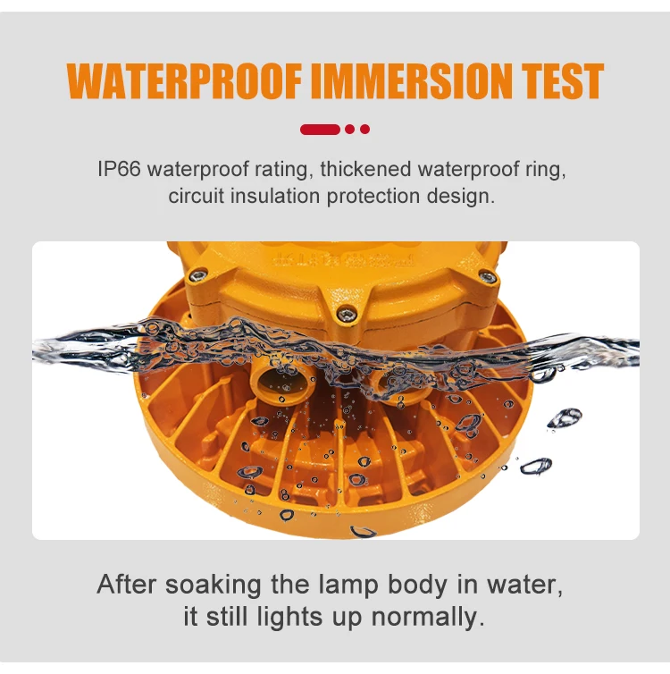12V Explosion-proof Red LED Warning Lamp with 90Db horn Warning Light Led Warning Lamp Product Explosion Proof Lamp
