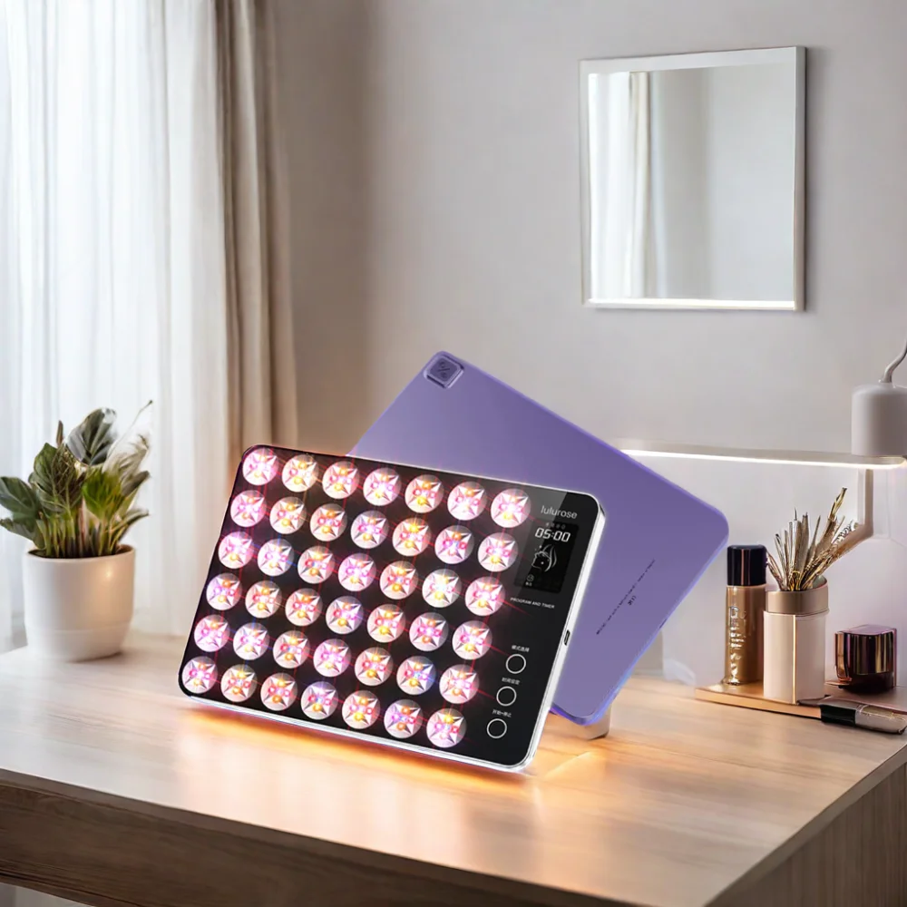 Lulurose Portable Red Light Therapy Device Whole Body Skin Care 640nm 830 Near Infrared Panel for home use Beauty lamp