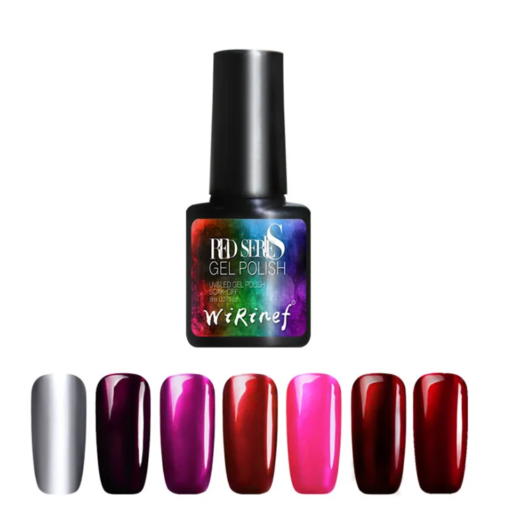 
friendly and tasteless new mirror nail glue red phototherapy titanium red 8ml 