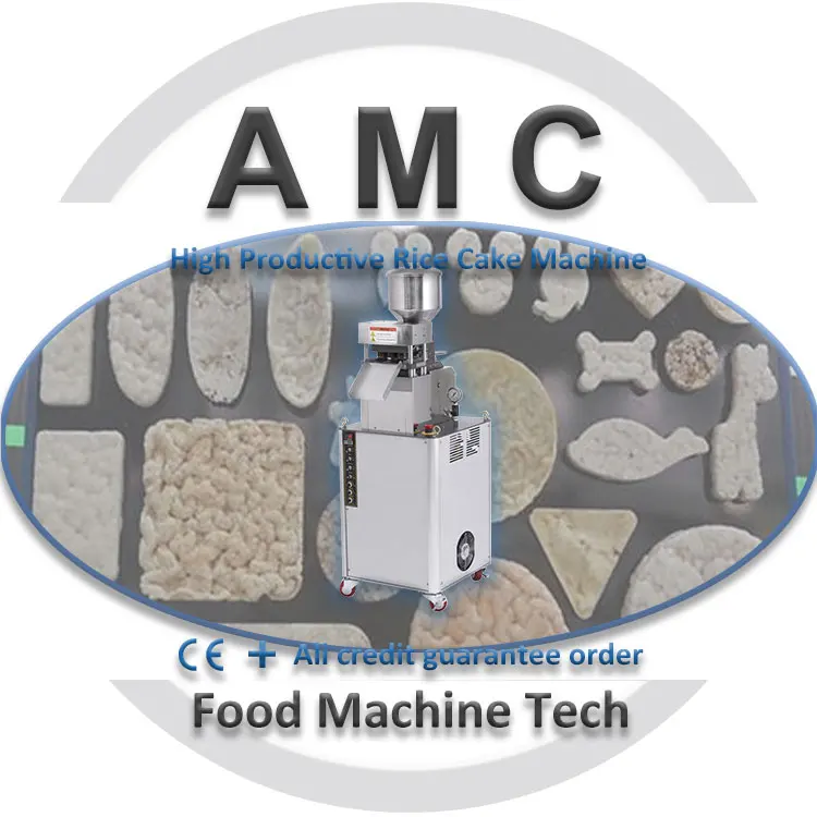 Americhi Puffed Cake Processors + Low Calories 8cm Rice Cracker Making Machine +