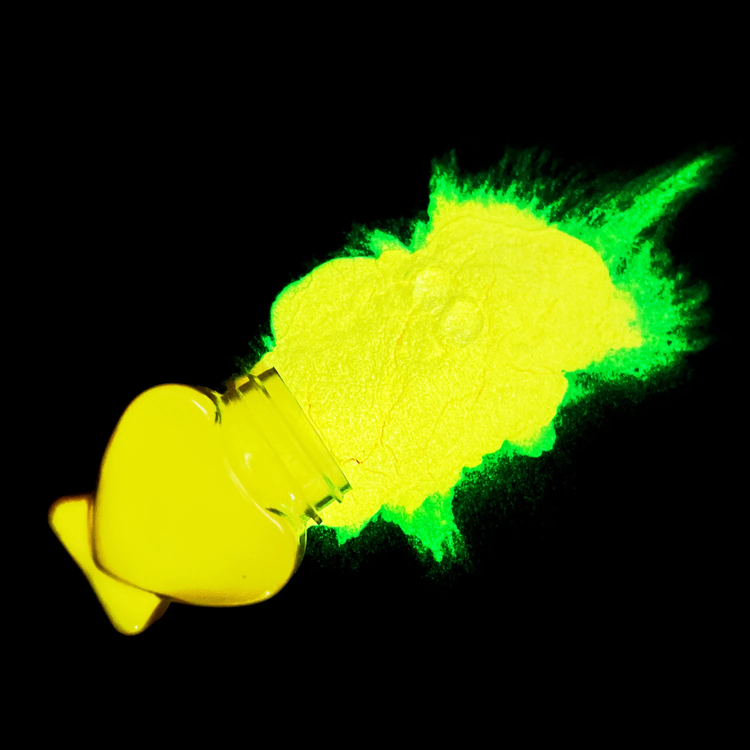 2023 Glow in the dark fluorescent paint powder DIY acrylic nail glitter nail art  decoration