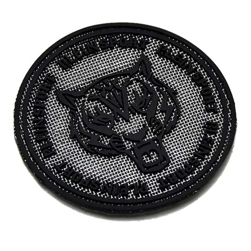 Custom Screen Printing Embossed Football Club Logo TPU Patches Badges for Sportswear