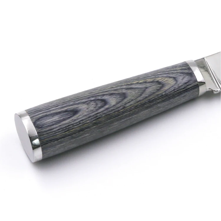 New Arrival 5.2 Inch Durable Sharpened Blade Steak Knife with Pakka Wood Handle