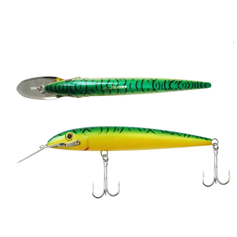 Jetshark 30g 60g 80g  Metal Wide Tongue Lure Seawater Fishing Tackle Trolling Lures Minnow