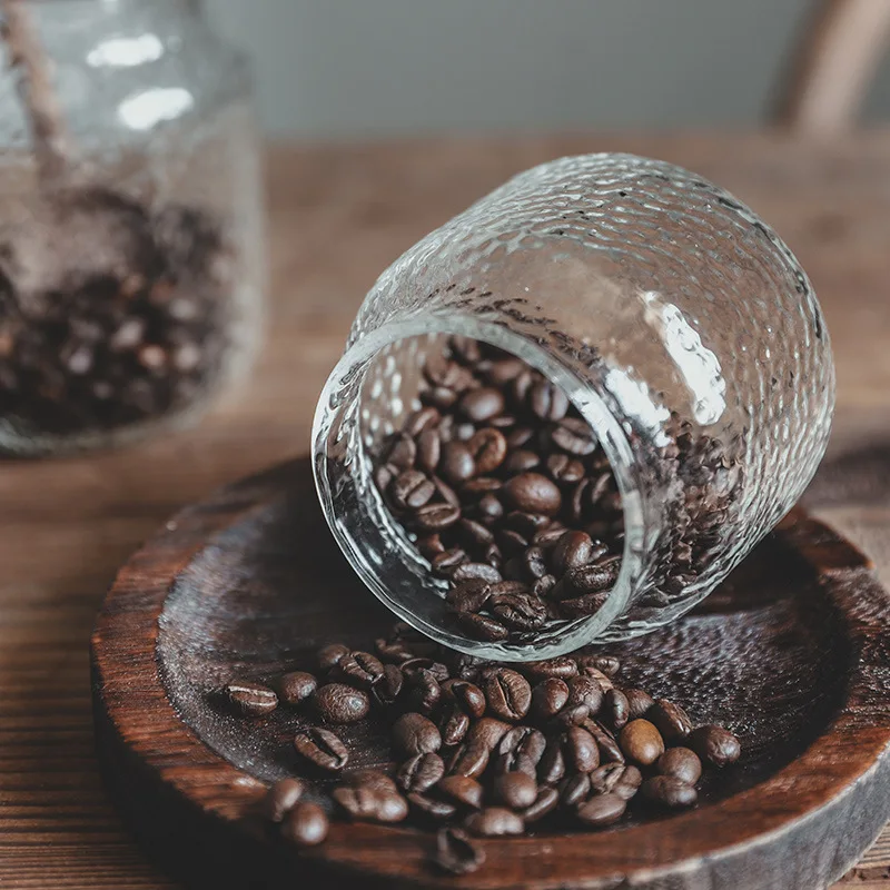 Wholesale Customization transparent bottles wide mouth Borosilicate Glass Food Storage Jars Glass With wooden Lid