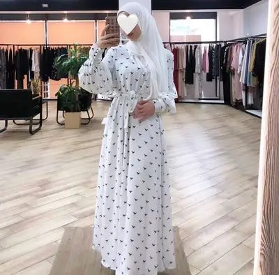 Новый 2021 бабочка кимоно кафтан МОДНЫЕ ДЛИННОЕ скромное платье макси турецкого исламского Одежда Шифоновое Платье Абая женское мусульманское