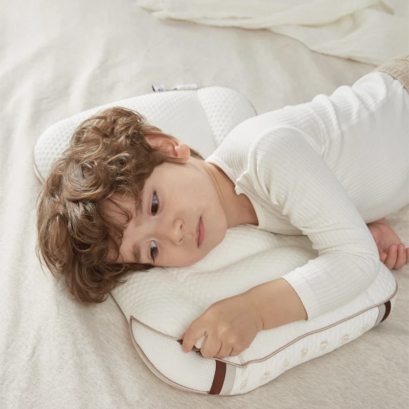 Hot Selling 100% cotton fabric pillow polyester filling comfortable and soft pillow baby lounger pillow
