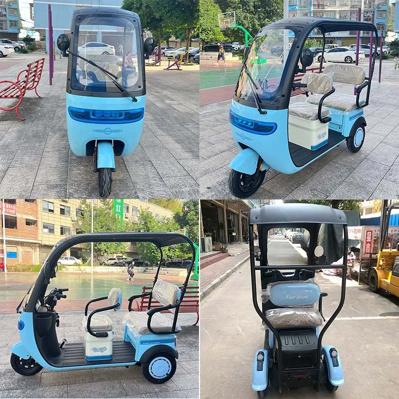 Popular Electric Tricycle Adult Passenger Electric Rickshaw Household Electric Tuk Tuk Car