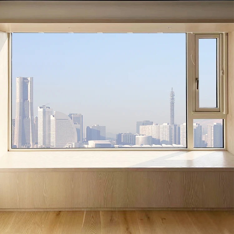 Custom Made Commercial Grade Modern Aluminium Tilt Turn Casement Windows With Double Glazed Tempered Glass