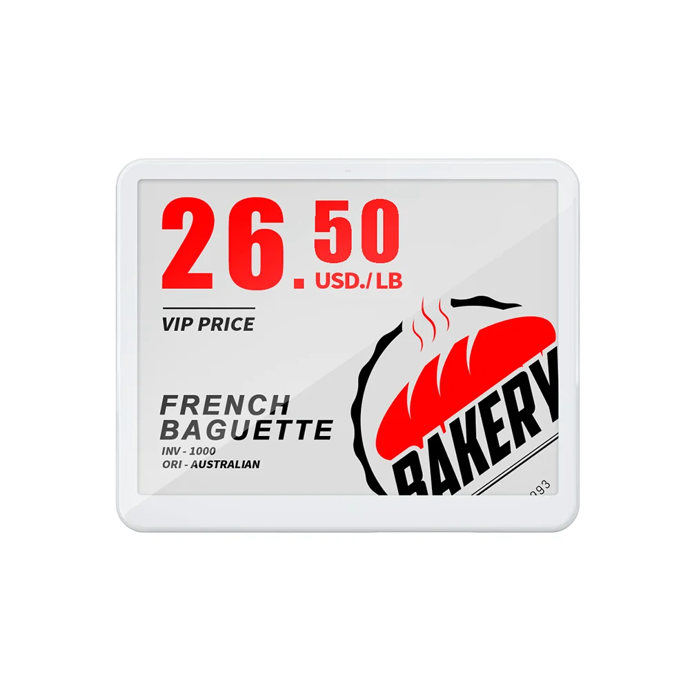 LED flash retail price label electronic digital price shelf labels tag holder for supermarket