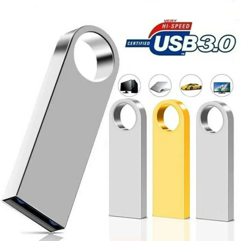 OEM ODM Cle Clef Pormo  Memorias USB Flash Drive Wedding Gifts 8GB 16GB 32GB USB2.0 Metal USB Flash Drive Stick With Box
