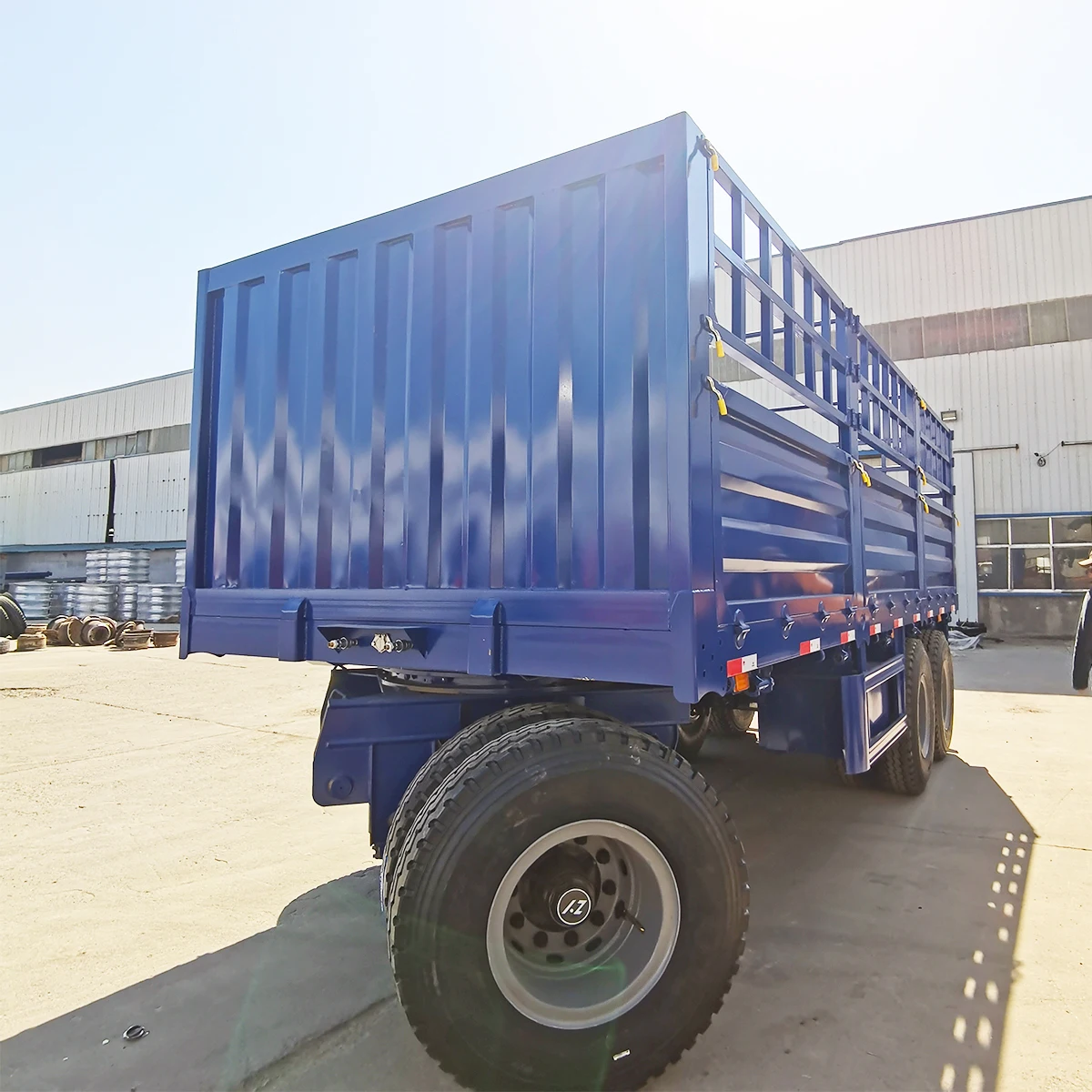 Hot Sale Cargo Truck Trailers 3 Axle 6X4 20T Full Semi Trailer in Africa