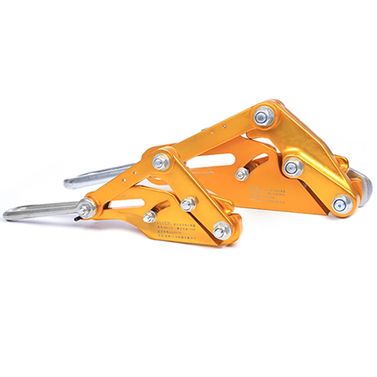 15kN Overhead Transmission Line Construction Tool Conductor Grip Aluminum Alloy Come Along Clamp