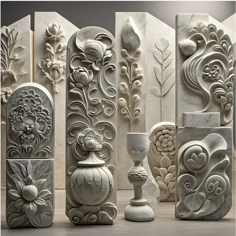 2513 1590Stone Cnc Router Engraving Stone Tombstone For Image And Letter And Tombstone Stone Carving 3D Picture And Statue