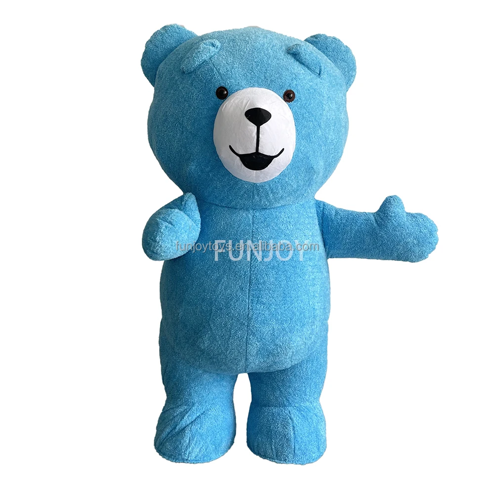 Adult Inflatable Teddy Bear Mascot Costume Cosplay Party Costume Carnival Halloween Christmas Easter Adult Cosplay Costume