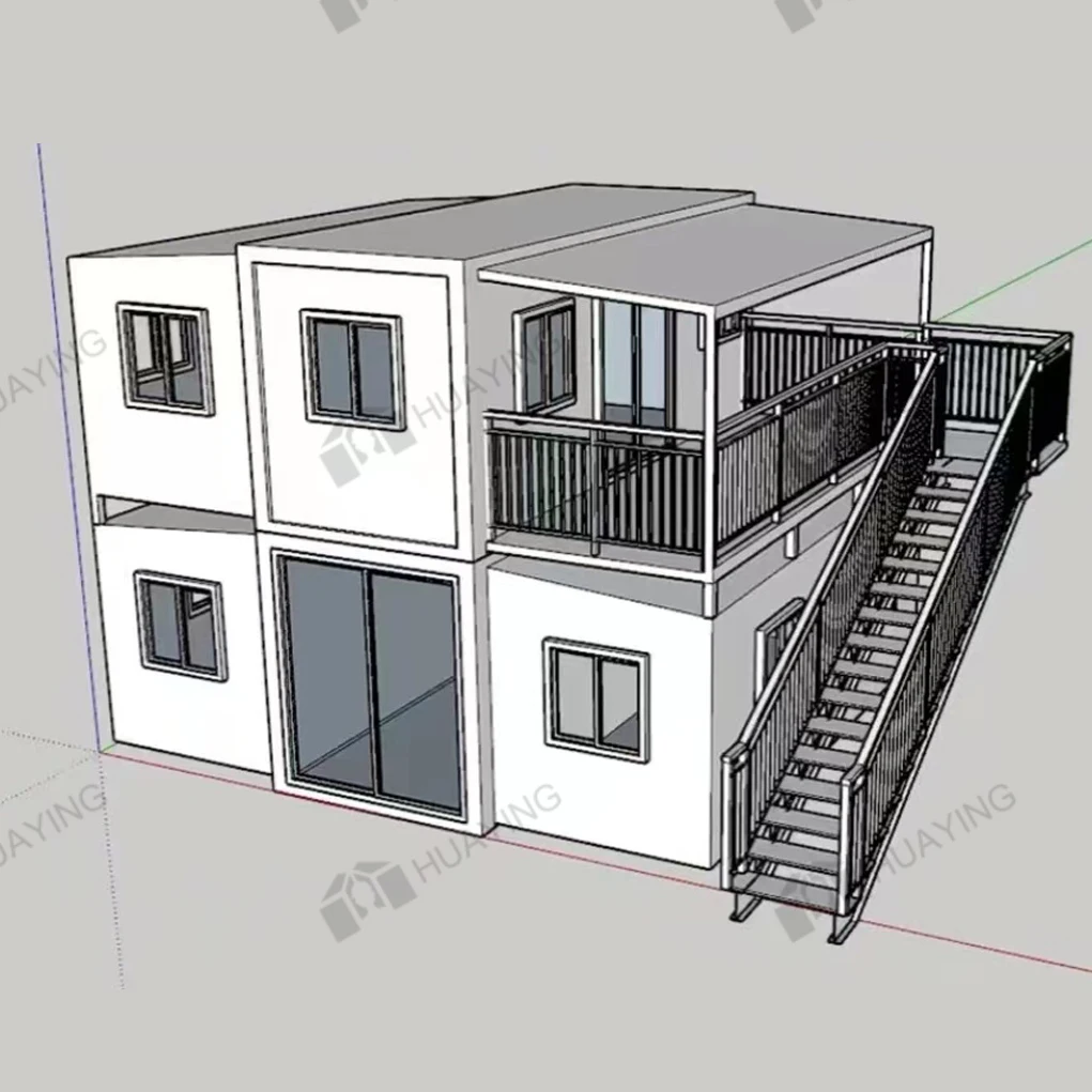 Foldable Movable Fireproof Wholesale Expandable Container House with Ensuite