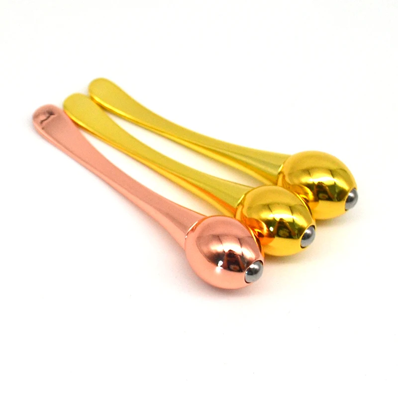 
Custom logo Metal Eye Cream Applicator Wholesale Anti Wrinkle Eye Massager 