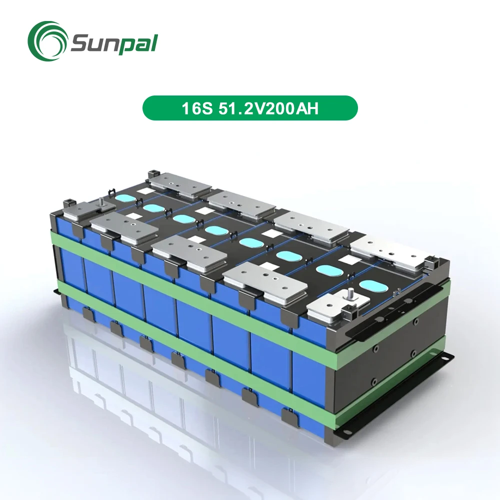 Sunpal Household Solar Lithium Battery 200Ah 51.2V Lifepo4 Rechargeable Battery Price