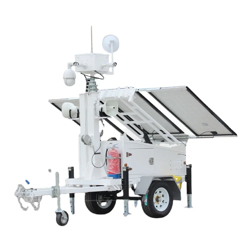 cctv camera solar trailer