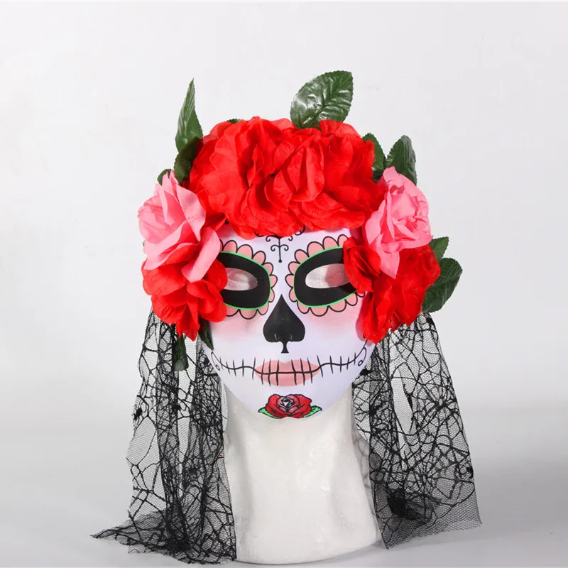 New Arrival Multi color Day of the Dead gothic mask Halloween mask
