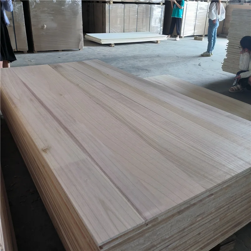Hot sale paulownia solid wood board timber paulownia wood price m3 paulownia sheets furniture home decoration