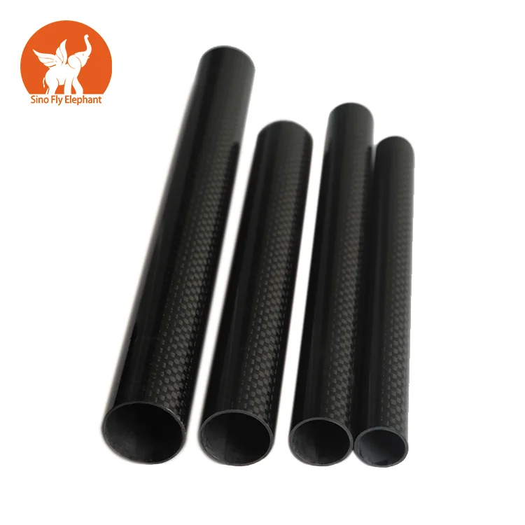 Factory Custom high quality carbon fiber tube 1500mm  pipe for sale