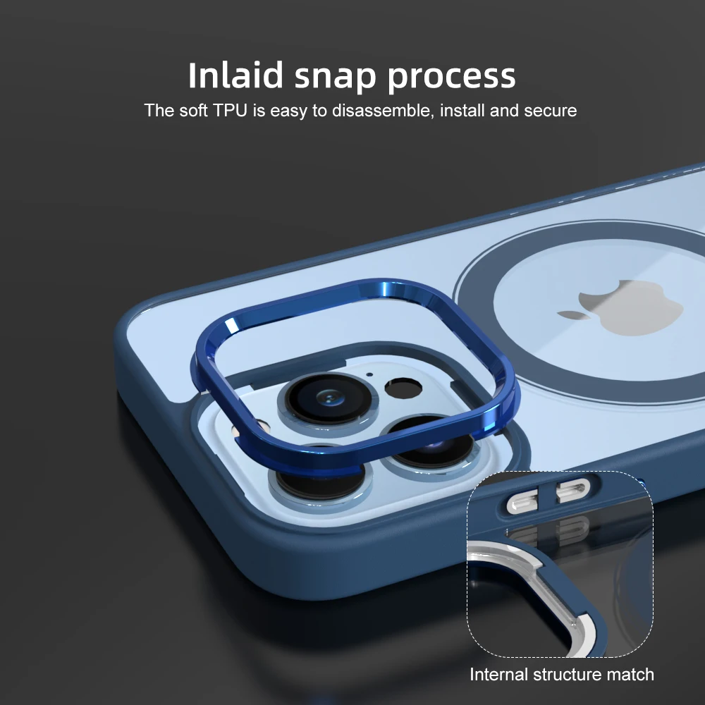 Shockproof Hybrid Clear Transparent Phone Magnetic Case For iPhone 13 12 14 magesafes Back Cover