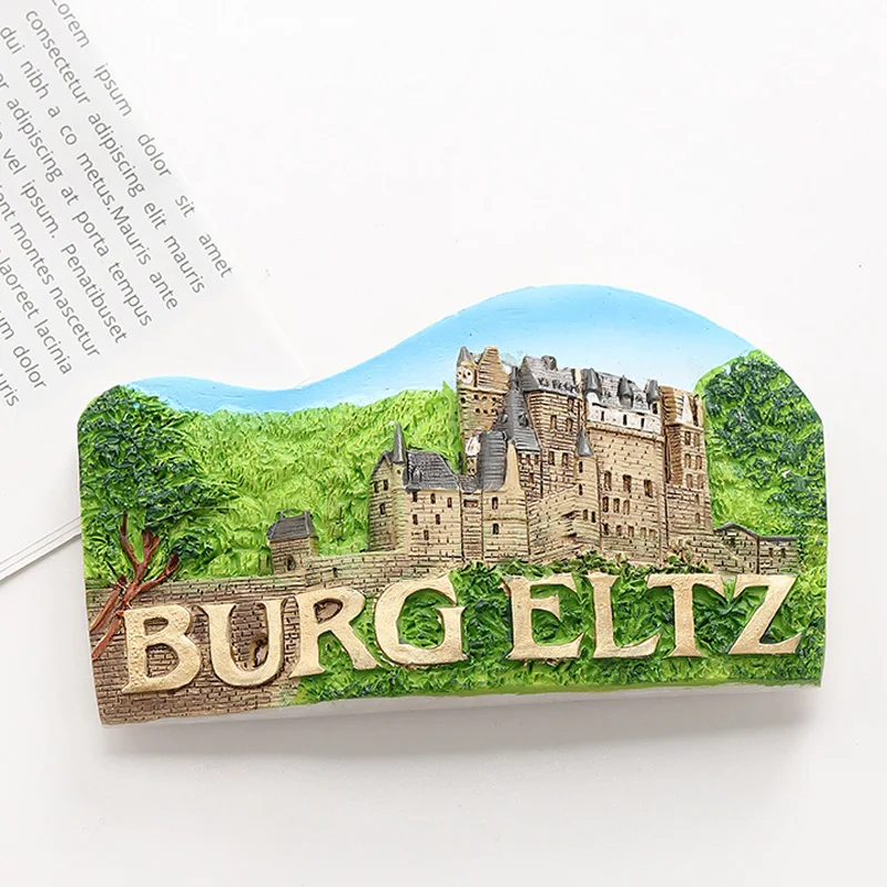 3D Tourism Gift Burg Eltz Berlin Frankfurt Wurzburg Munchen Ostende Heidelberg Germany Souvenirs