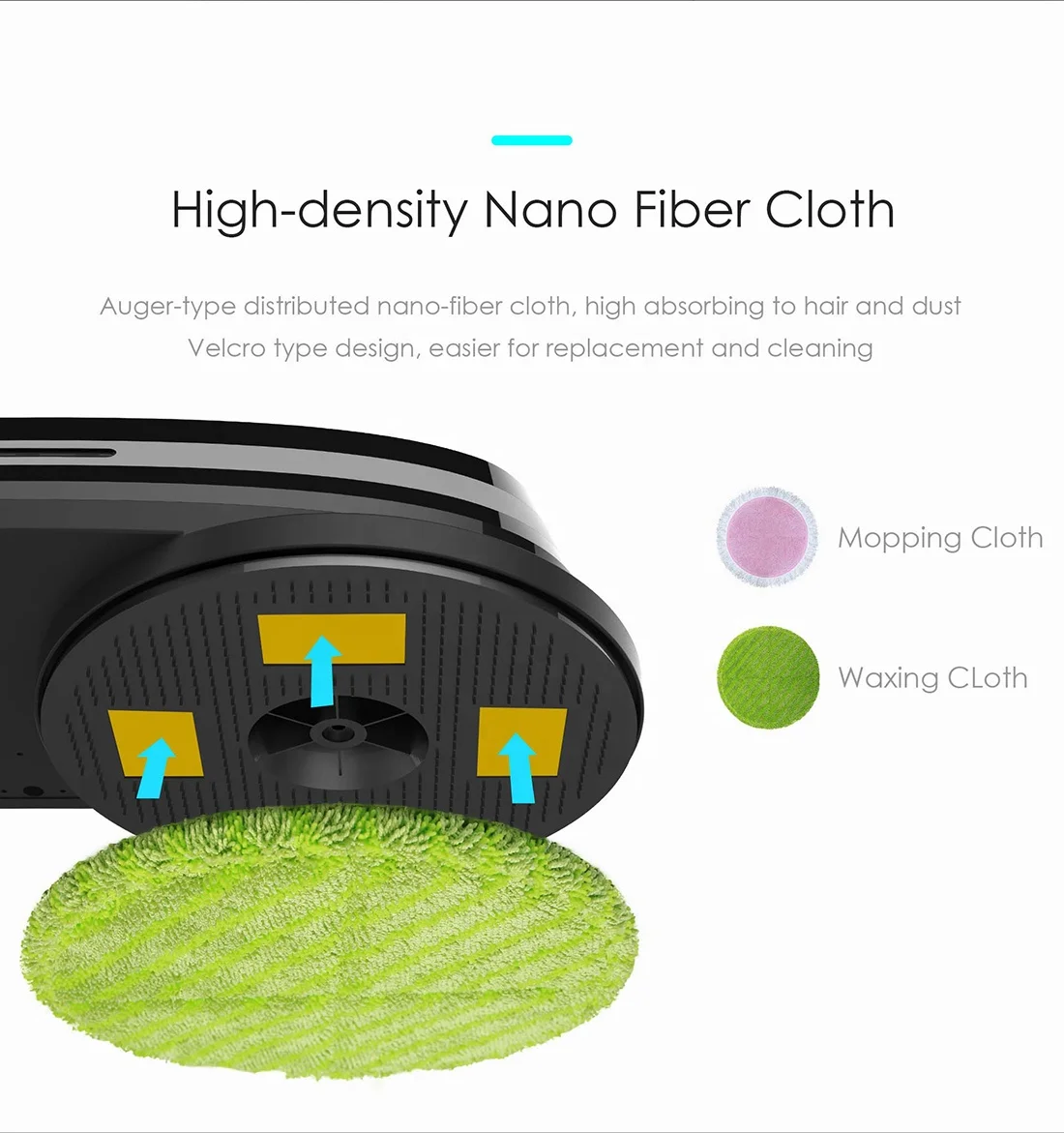 Mamibot MOPA580 Cordless Electric Mop Handheld Rechargeable Floor Cleaner Wet and Dry Spin Mop