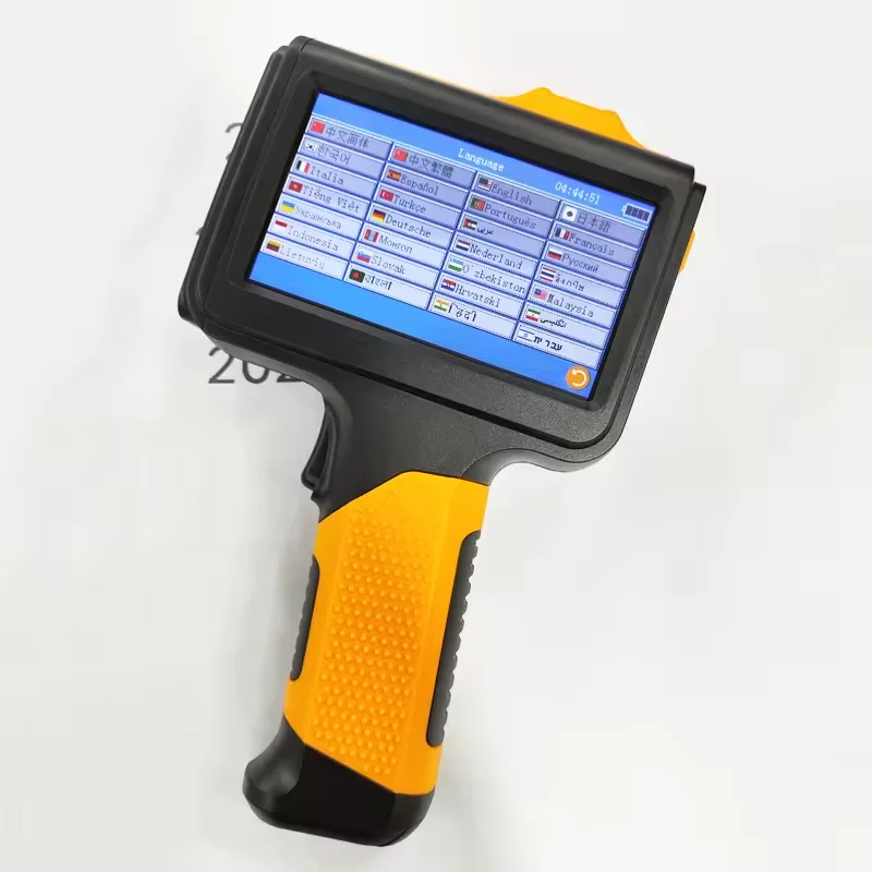 YAOMATEC 2024 New Model  Logo Expiry Date Portable Handheld Inkjet Printer For Plastic Carton Metal Surface