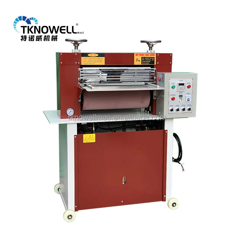 TKW-12B Новый гидравлический отделка из рельефной кожи ролик для полировки гальваническое покрытие тиснение машина для вальцовки машина