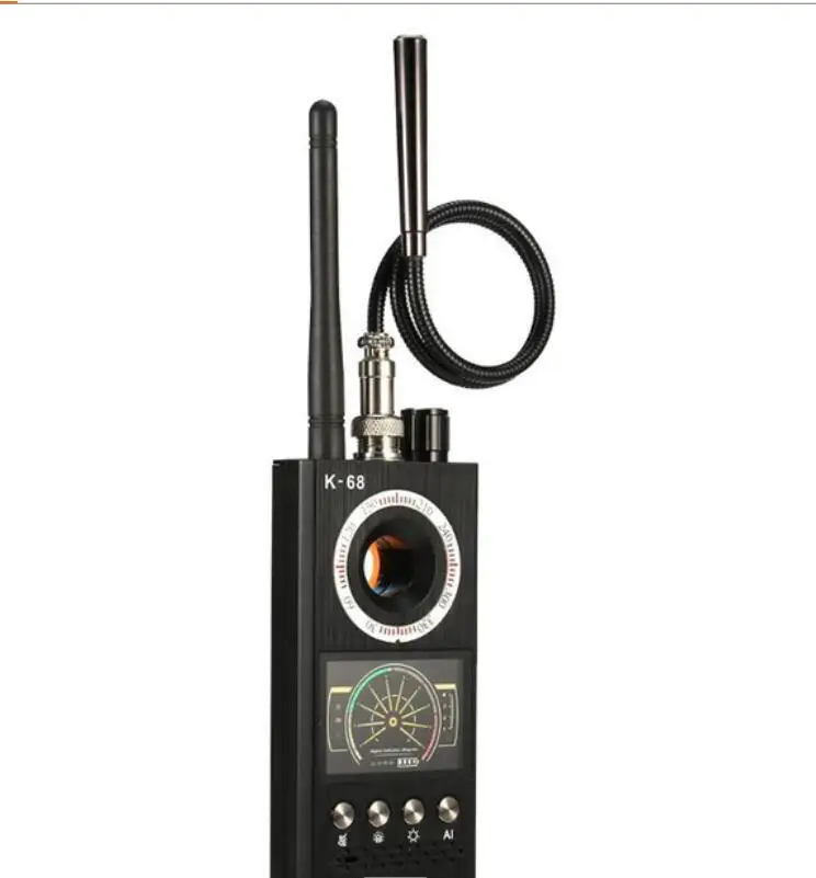 
Hot Sale high standard Wireless Hidden Camera RF Scanner Detector Spy Camera Finder Bug Detector K68 