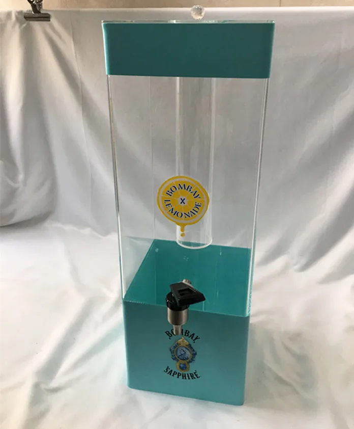 Food safety Bar Cold beverage dispenser acrylic material acrylic juice beverage wine dispenser
