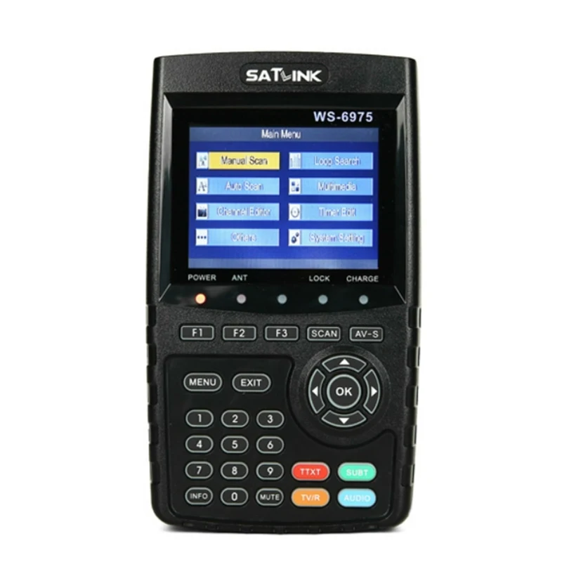 Satlink WS6975 HD MPEG4 H.265 Digital Terrestrial Signal Meter Finder