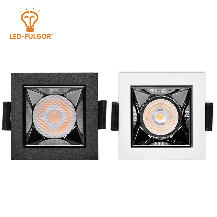 
Brightness home office aluminum housing 5w 9w 12w 15w 25w 30w recessed mounted indoor led grille lamp 