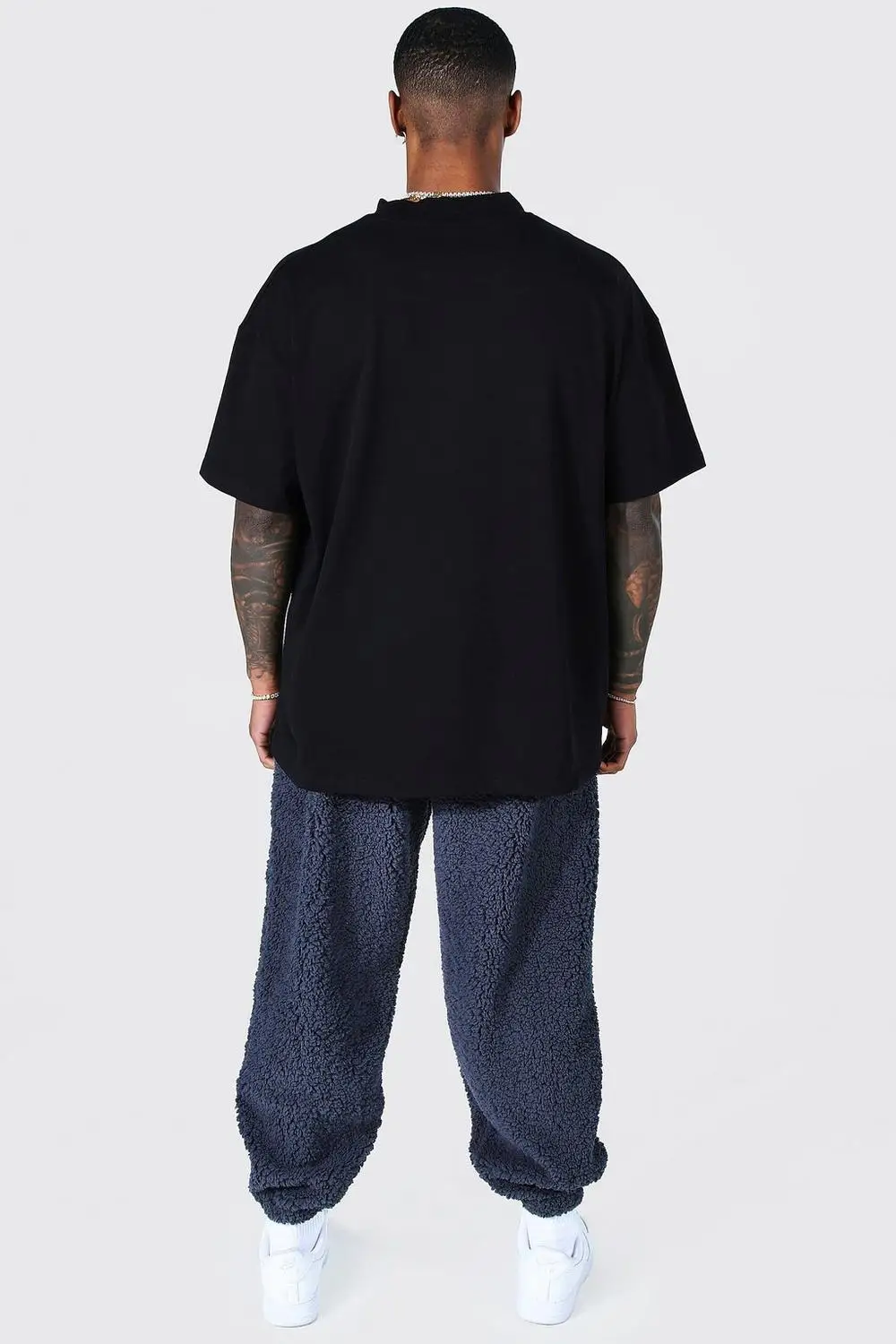 DIDIBUBU MGOO Oversized Official Man Borg Mens Sweat Pants Mens Gym Fashion Jogger Pants Fleece Jogger Pants Joggers